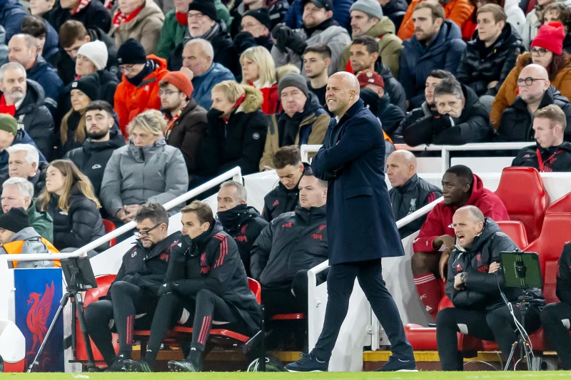 利物浦主帥斯洛特(Arne Slot)否認遭解職的傳聞。法新社