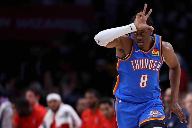 雷霆第二人威廉斯(Jalen Williams)在上一戰正式回歸,球隊體系健全、板凳深度足。法新社