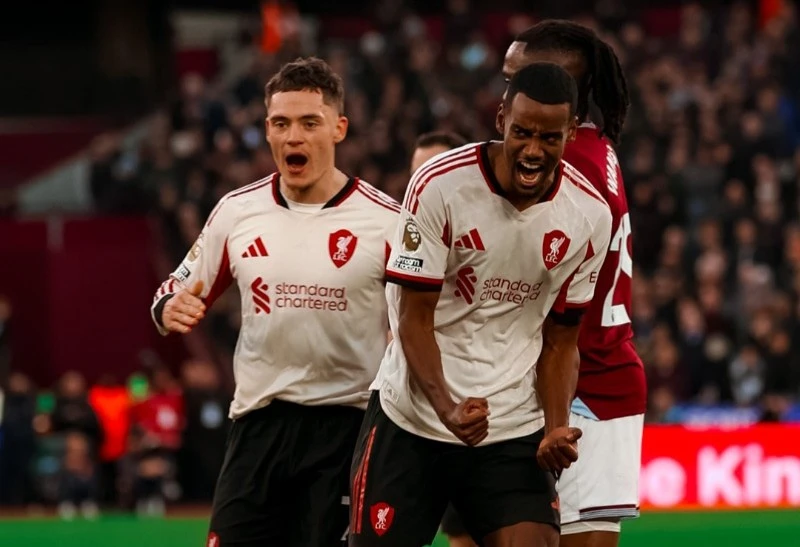 1.25億英鎊(約50億台幣)轉會的前鋒伊薩克（Alexander Isak）終於進球。摘自利物浦推特