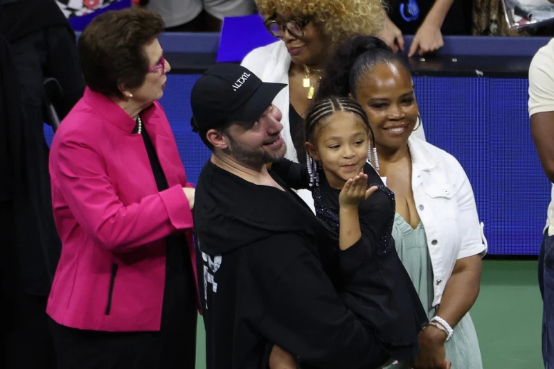 小威的女兒奧林匹亞（Olympia）。 法新社