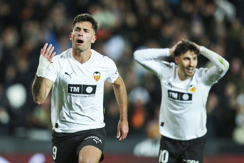 杜羅是瓦倫西亞頭號射手,今季已進4個聯賽球。法新社