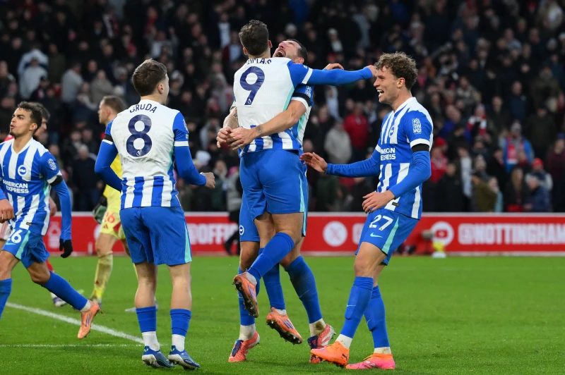 布萊頓主場不敗、攻防雙強,雖然傷兵多,但戰意+狀態+盤路全在。法新社