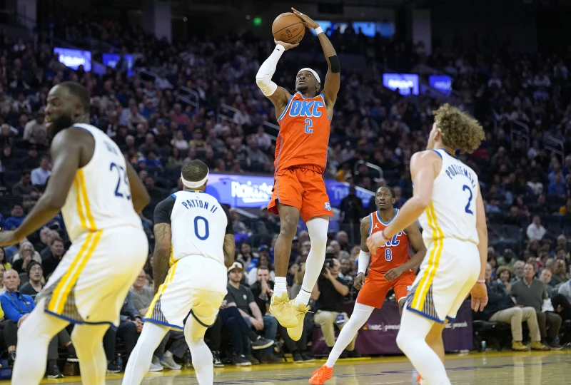 衛冕最有價值球員亞歷山大（Shai Gilgeous-Alexander）攻下28分。法新社