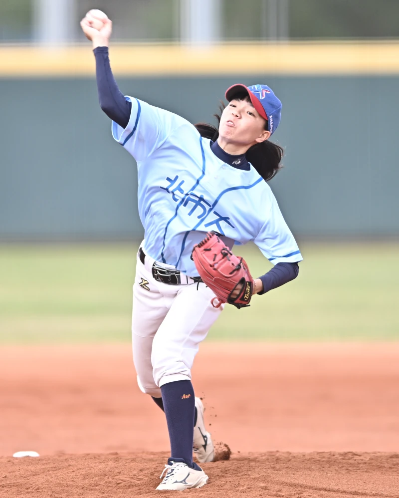 林佳欣6局好投。大專體總提供