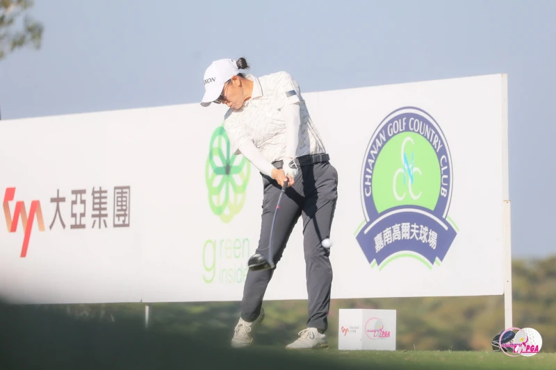 陳伶潔以兩回合總桿低於標準桿6桿的138桿暫居第二。Tlpga／葉勇宏攝