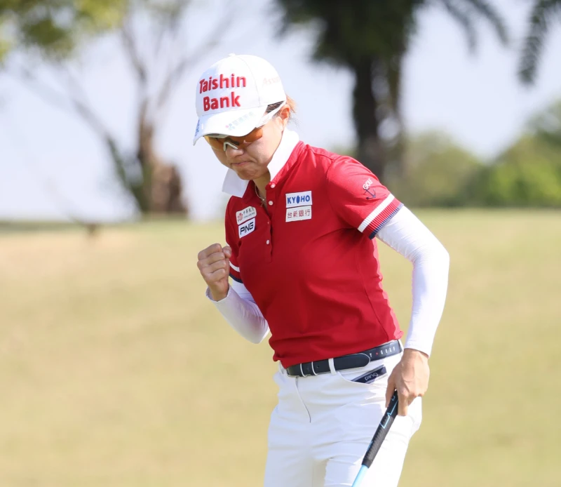 蔡佩穎以三回合總桿206桿-10進入延長賽輸給對手最終獲得第二名。Tlpga／葉勇宏攝