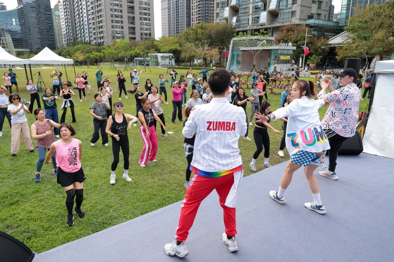 全民體驗活動 Zumba有氧舞蹈。大會提供