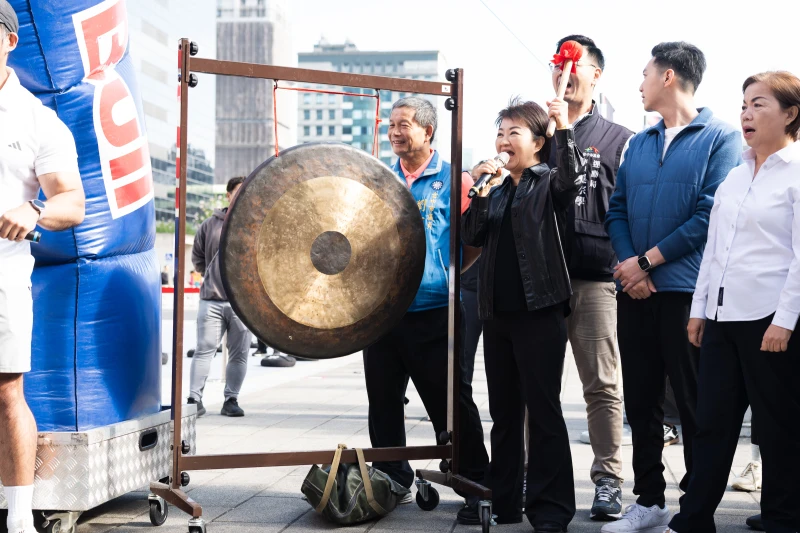 臺中市長盧秀燕親自出席。大會提供