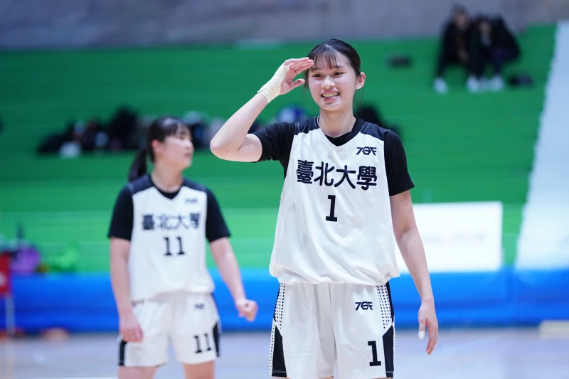 臺北大學張嘉凌16分。大專體總提供