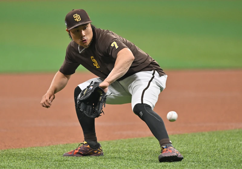 韓國球星金河成休賽季投身自由市場。法新社