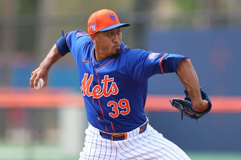 洛杉磯道奇日前簽下狄亞茲（Edwin Díaz）。法新社