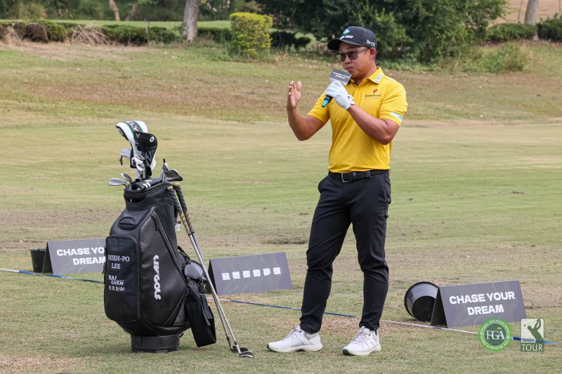 台灣好手李玠柏分享自己從青少年到現在的心路歷程。Tpga／林聖凱攝影