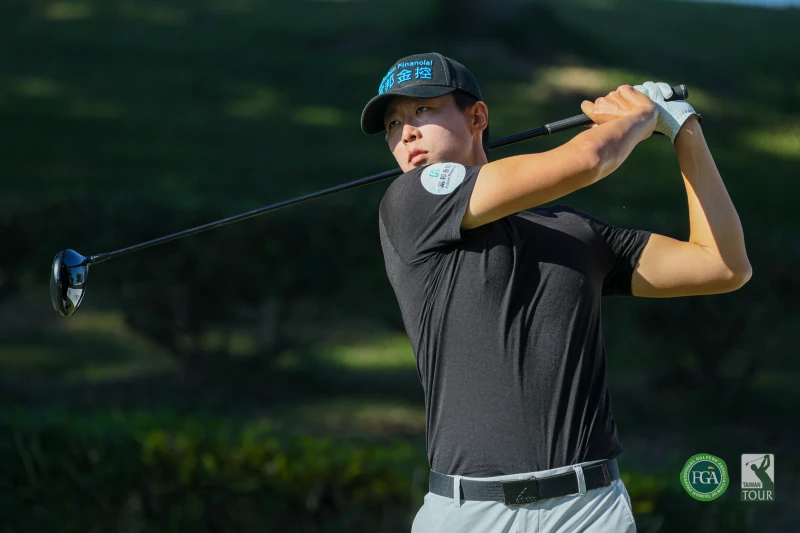 林銓泰今天打出62桿低桿以兩回合134桿-10暫列第四。Tpga／林聖凱攝影