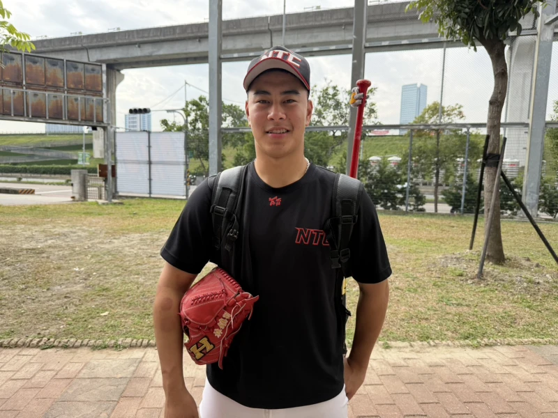 林鎮羽再催個人最快球速146公里。吳敏欣攝