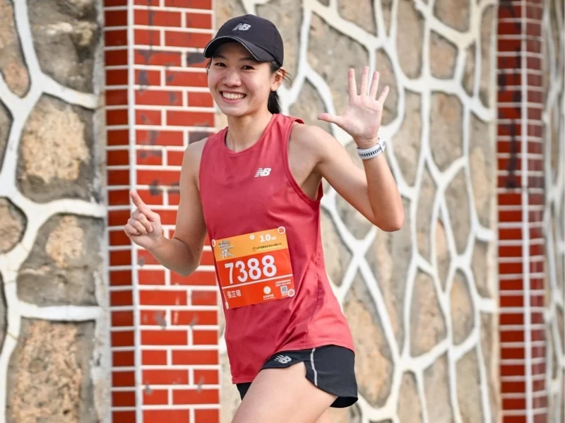 去年在台北馬半馬跑出1小時18分02秒刷新個人紀錄的張芷瑄。資料照片