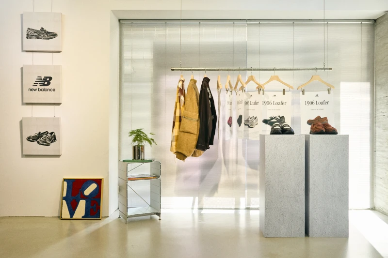New Balance攜手潮流二手選物店Opmm限時展出風格鞋款。官方提供