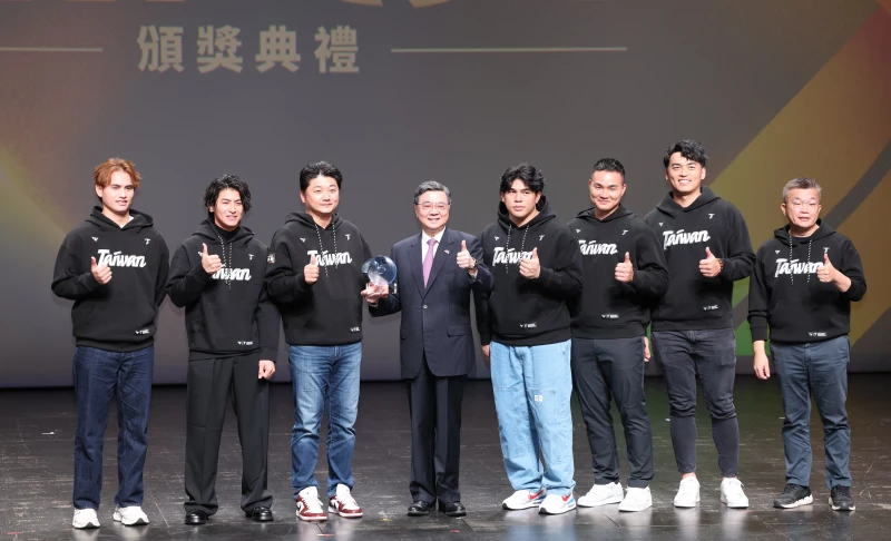 中華棒球隊最佳特別獎。李天助聶