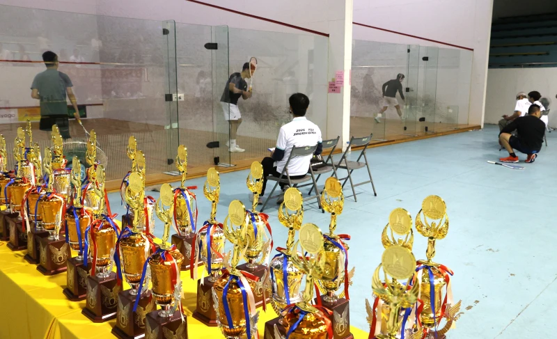 國手王媛主辦的首屆Tsa壁球公開賽堪稱是南部最多人參與壁球賽。TSA動勢運動推廣工作室提供