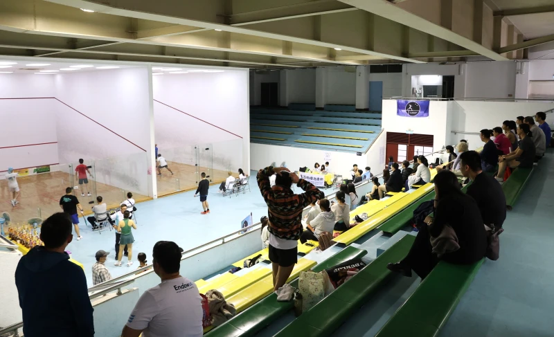 由國手王媛主辦的首屆TSA壁球公開賽堪稱是南部最多人參與壁球賽。TSA動勢運動推廣工作室提供