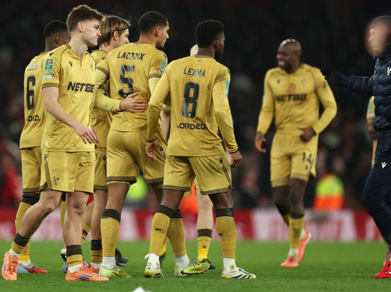 水晶宮戰意爆棚、主場想搏歐戰。法新社