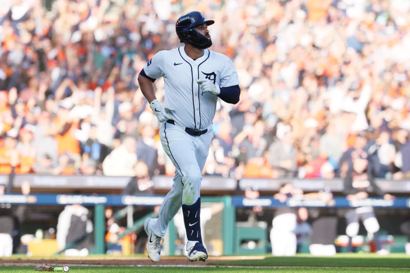 底特律老虎25歲外野手格林（Riley Greene）今年賽季打出生涯年，單季敲出36轟，美國隊卻無意將他納入麾下。法新社