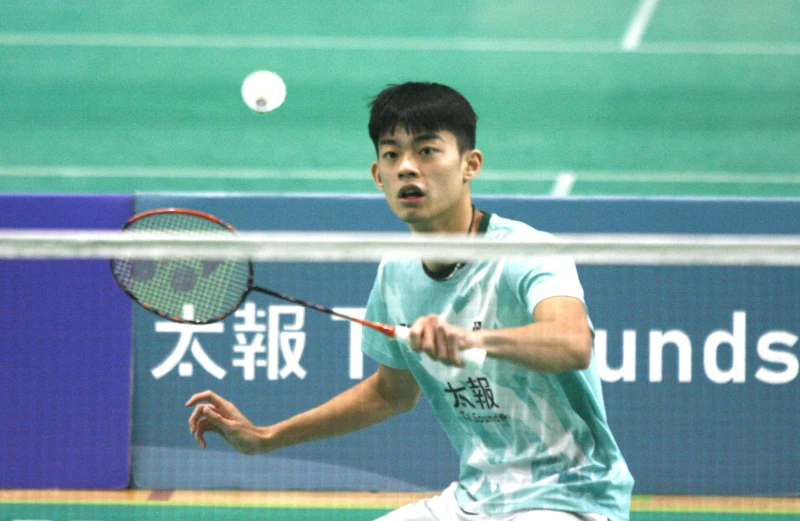 首度打進男單四強的亞柏北市大王渝凱。詹健全攝