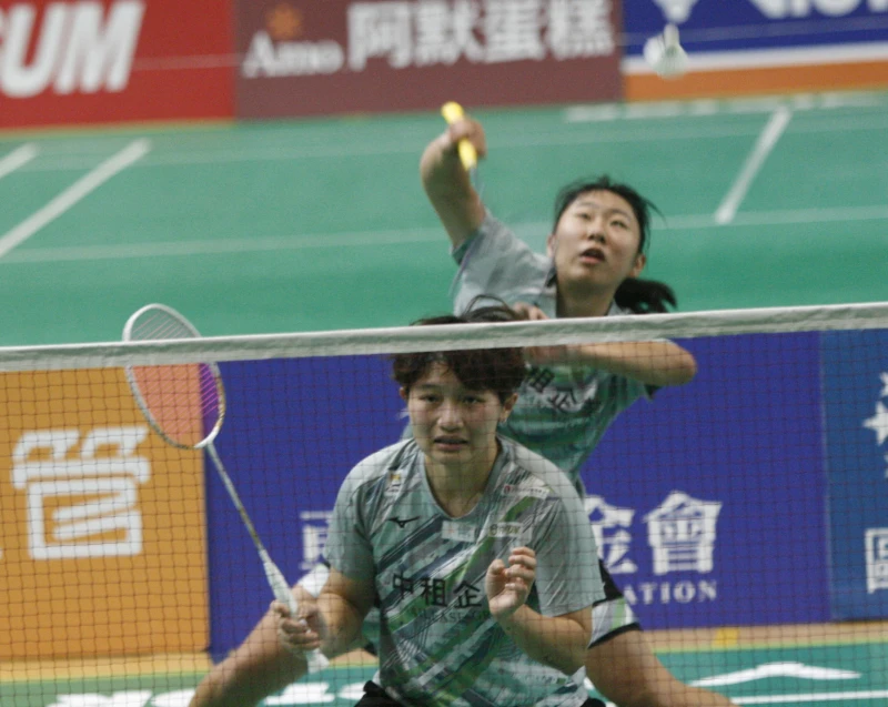 林芷均(後)有機會挑戰雙冠后。詹健全攝