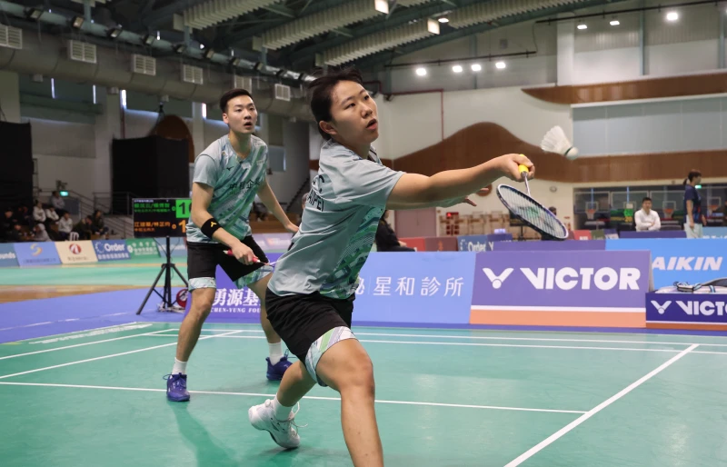 林芷均遺憾在混雙居居亞軍。李天助攝