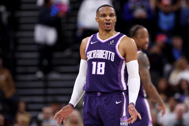 威斯布魯克（Russell Westbrook）此役攻下全隊次高17分。法新社