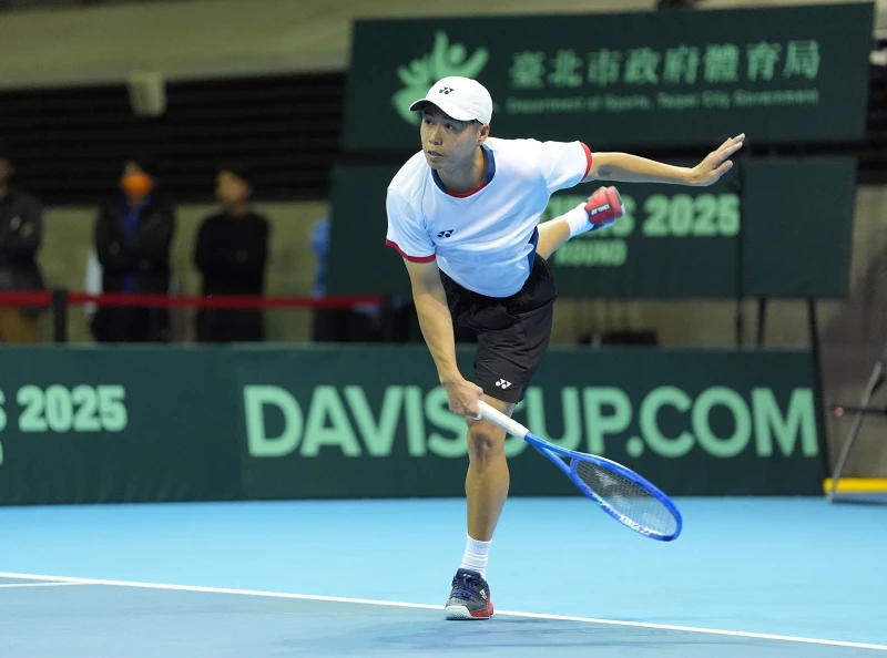 黃琮豪有可能單雙登場。網協提供