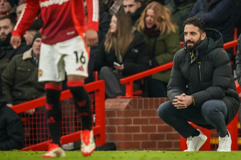 阿莫林（Ruben Amorim）接手曼聯14個月後遭解職。法新社