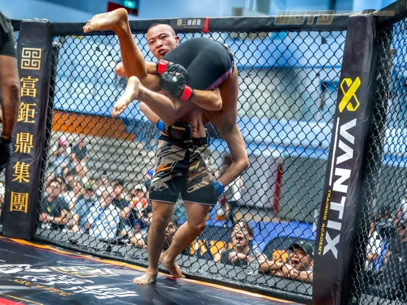 台灣本土羽量級第一彭皓宇。中華民國綜合格鬥協會提供