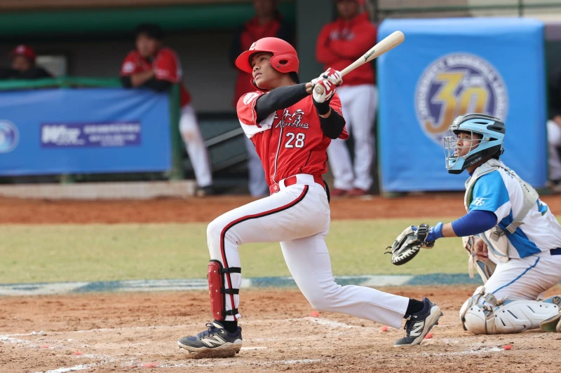 廖永詮開轟3分彈。大專體總提供