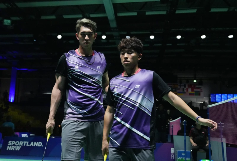 土銀陳子睿／林煜傑首晉大馬男雙16強。資料照片