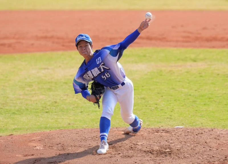 台體左投吳柏霆先發勝。大專體總提供
