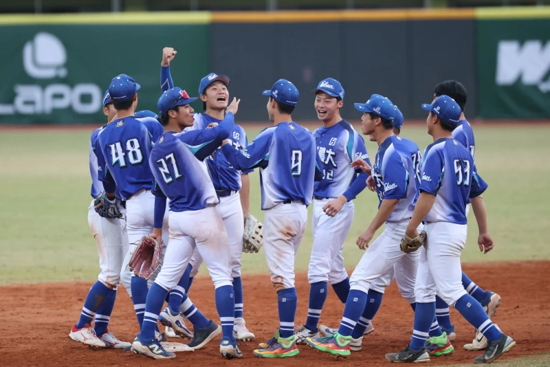 台灣體大晉級4強。大專體總提供