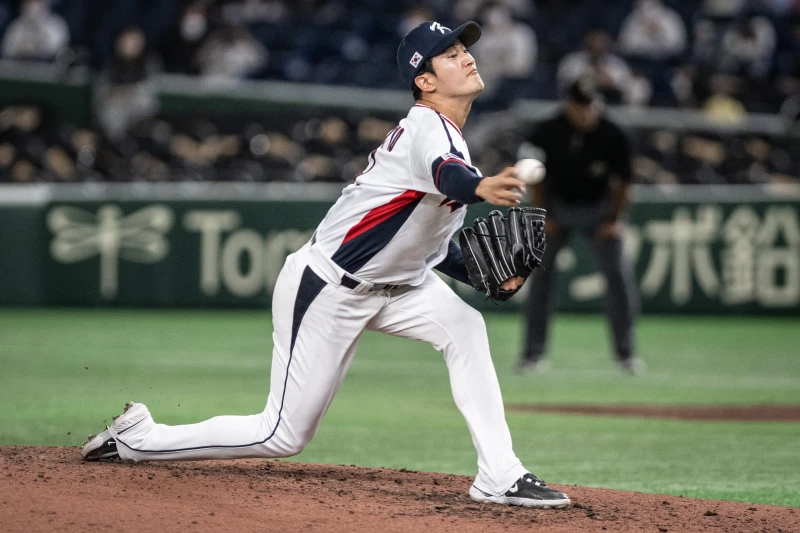 前年世界棒球12強遭中華隊打爆的韓國側投高永表,這次再度入選國家隊集訓名單。法新社