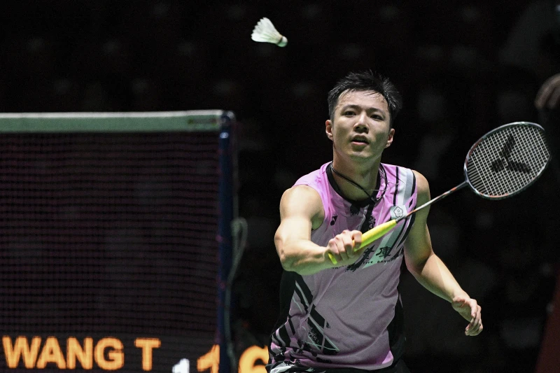 王子維可惜差一點爆出大冷門。法新社