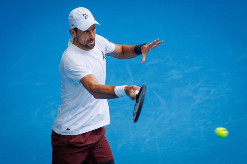  喬科維奇備戰澳網前再傳傷情。法新社