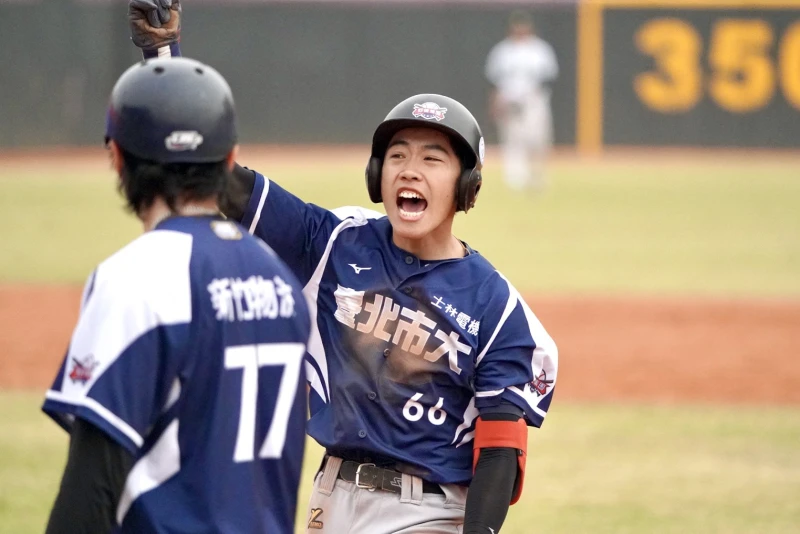 廖睿綸雙安4打點。大專體總提供