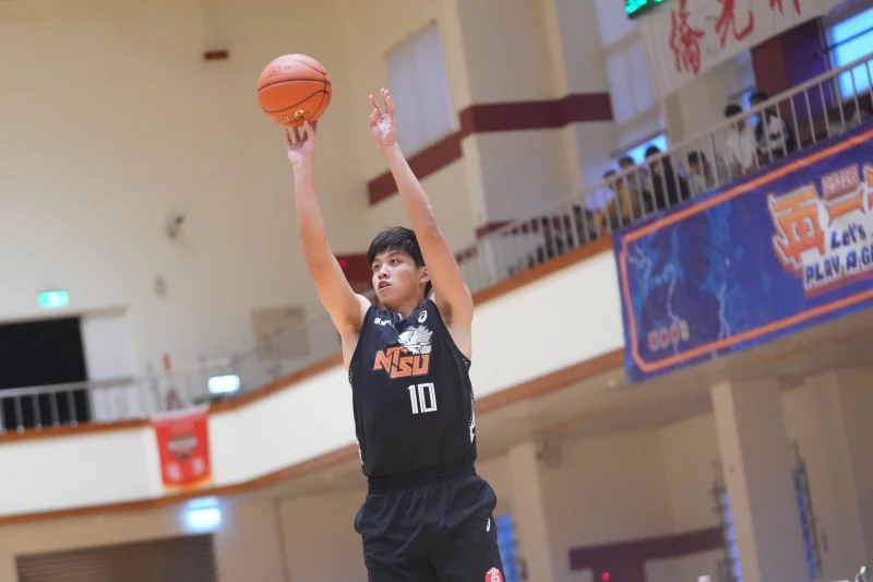 國立體大郭嘉安20分。大專體總提供