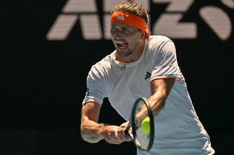 世界排名第3的德國網球名將季維瑞夫（Alexander Zverev）經歷四盤後晉級。法新社