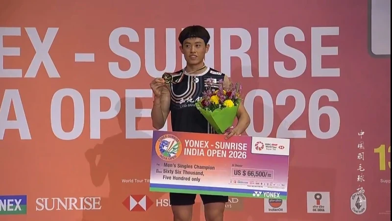 林俊易拿下首個超級760系列賽冠軍。摘自推特