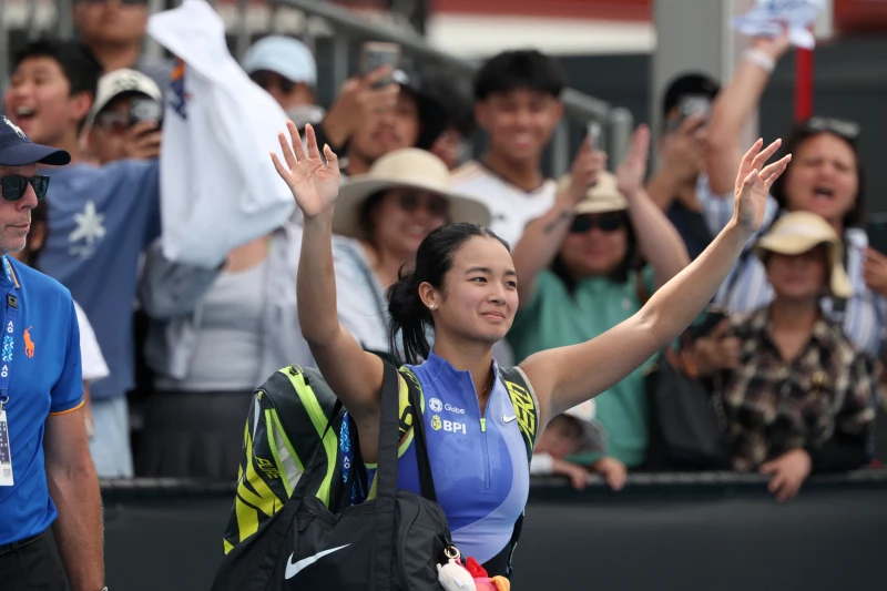 菲律賓20歲小將艾拉球迷擠爆外場。法新社