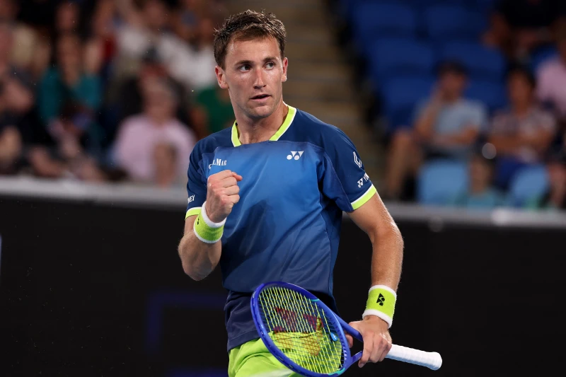 準爸爸挪威網球球星魯德（Casper Ruud）坦承隨時都會棄賽。法新社