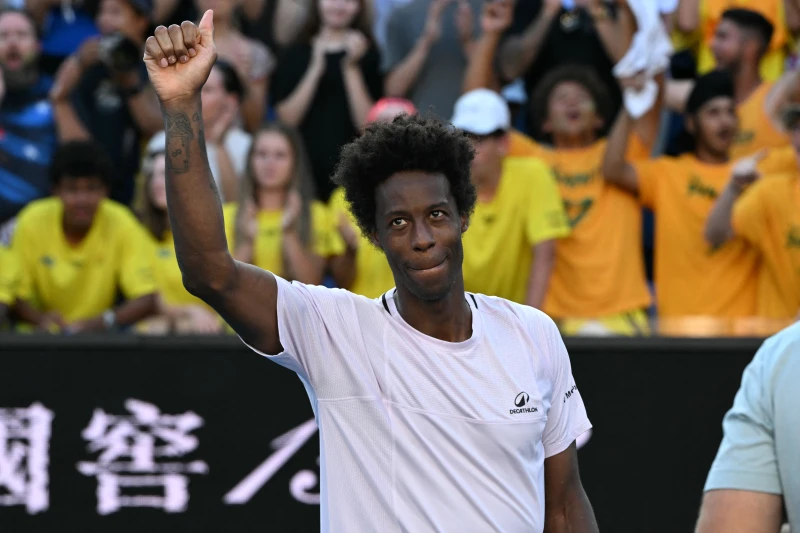 法國網球39歲名將「跳跳人」孟菲爾斯（Gael Monfils）今在澳洲網球公開賽迎來職業生涯的最終戰。法新社