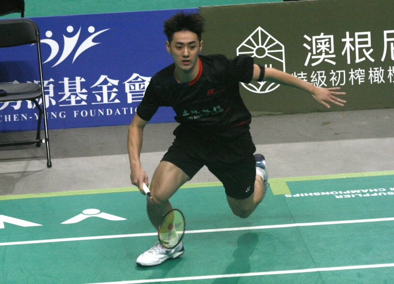 王柏崴闖進印尼大師賽次輪。資料照片