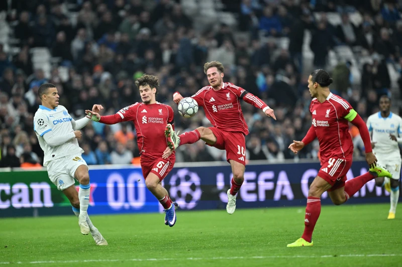 「紅軍」利物浦客場拿下關鍵一勝。法新社