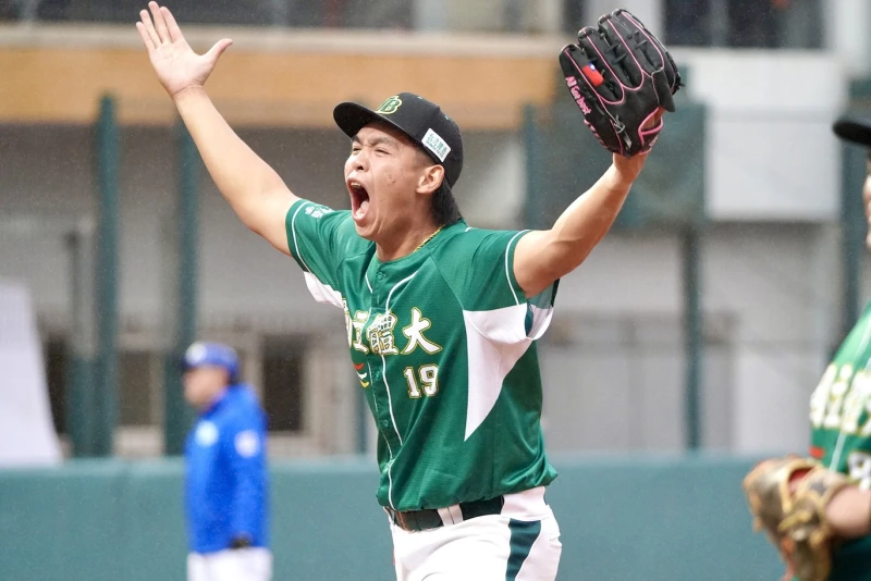 黃玠瀚登板拆彈。大專體總提供