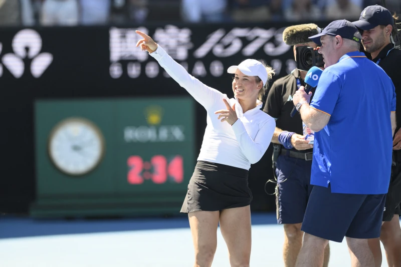 哈薩克網球好手普汀塞娃（Yulia Putintseva）直接回嗆球迷。法新社